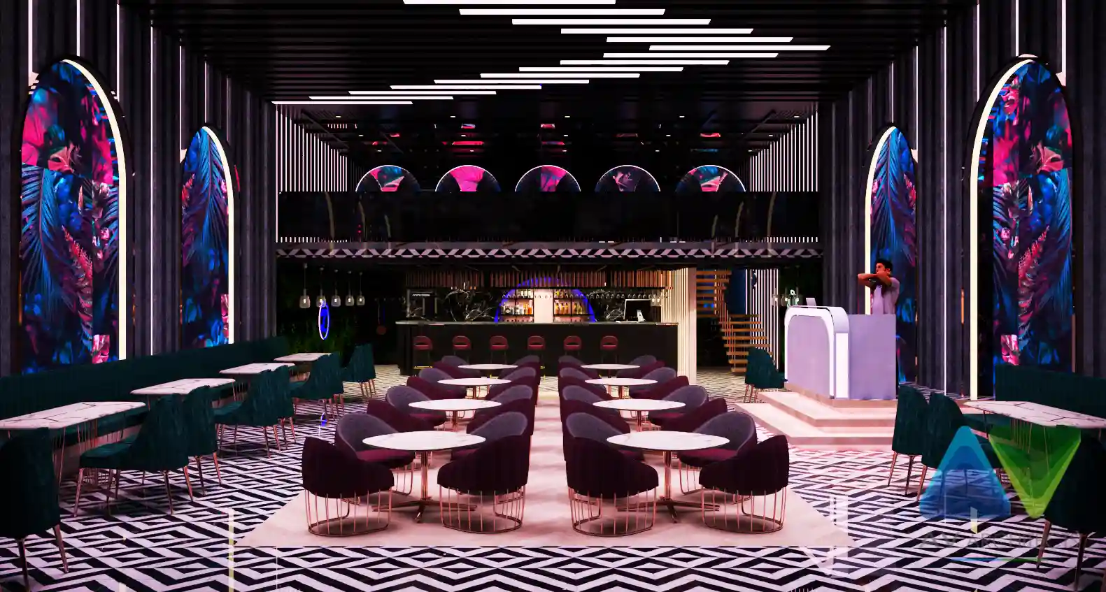Night Club commercial Interior Project